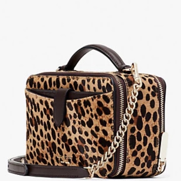 kate spade Handbags - ♠️ Kate Spade: zip code leopard double-zip crossbody